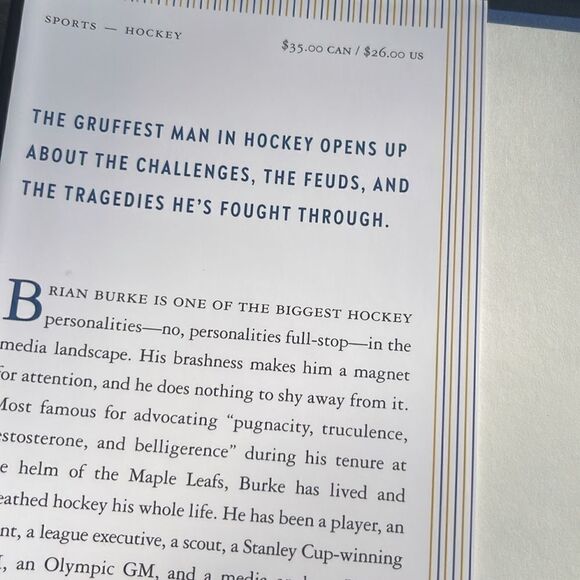 Brian Burke with Stephen Brunt
Burke's Law: A Life in Hockey. - Picture 5 of 7